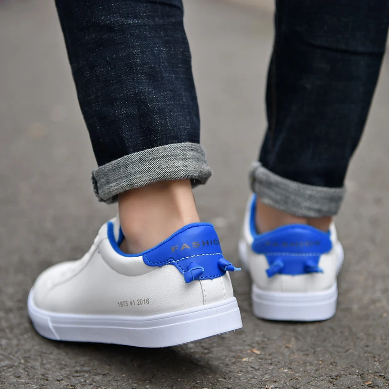 Mens Canvas Shoes Men Flats Breathable Sneakers Fashion Brand Flat Lace-up Leisure White Walking | Обувь