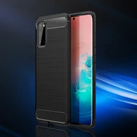 luxury carbon fiber texture phone case for samsung galaxy s20 s10 s9 s8 s7 s note 7 8 9 10 20 plus ultra slim cover full protect