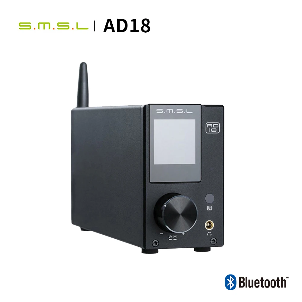 Усилитель звука SMSL AD18 Hi Fi Bluetooth Apt X USB DAC усилитель плеер DSP полный цифровой