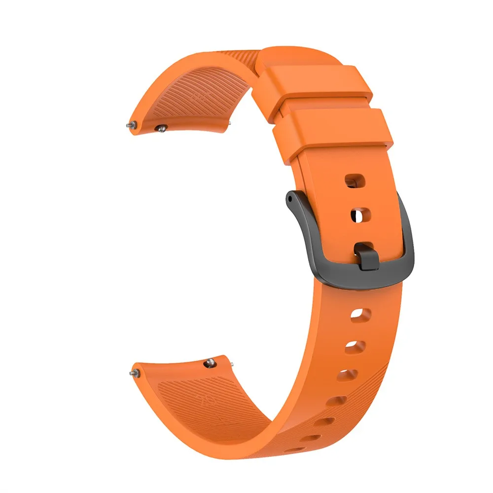 Большой сменный силиконовый ремешок для браслета Ticwatch E ремешок для наручных часов 6 цветов 20 мм 19Nov06