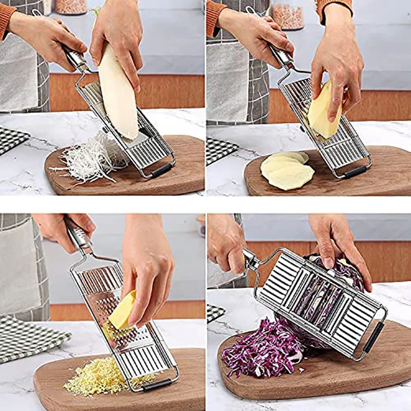 

Multi-purpose Vegetable Slicer Stainless Steel Grater Cutter Fruit Potato Peeler Shredders Vegetables Cutter Kitchen Accessories