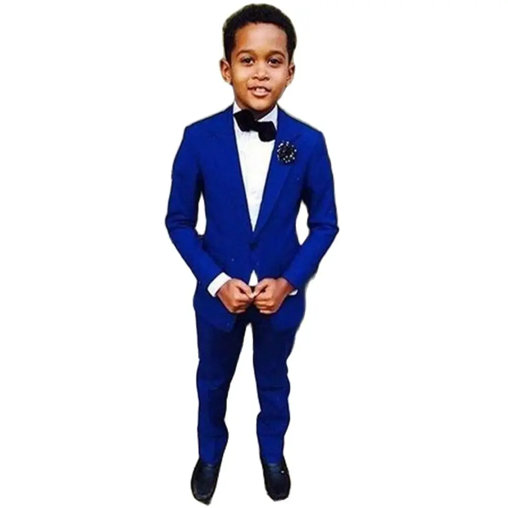 Три предмета серый смокинг для мальчиков недорогие костюмы с настоящей