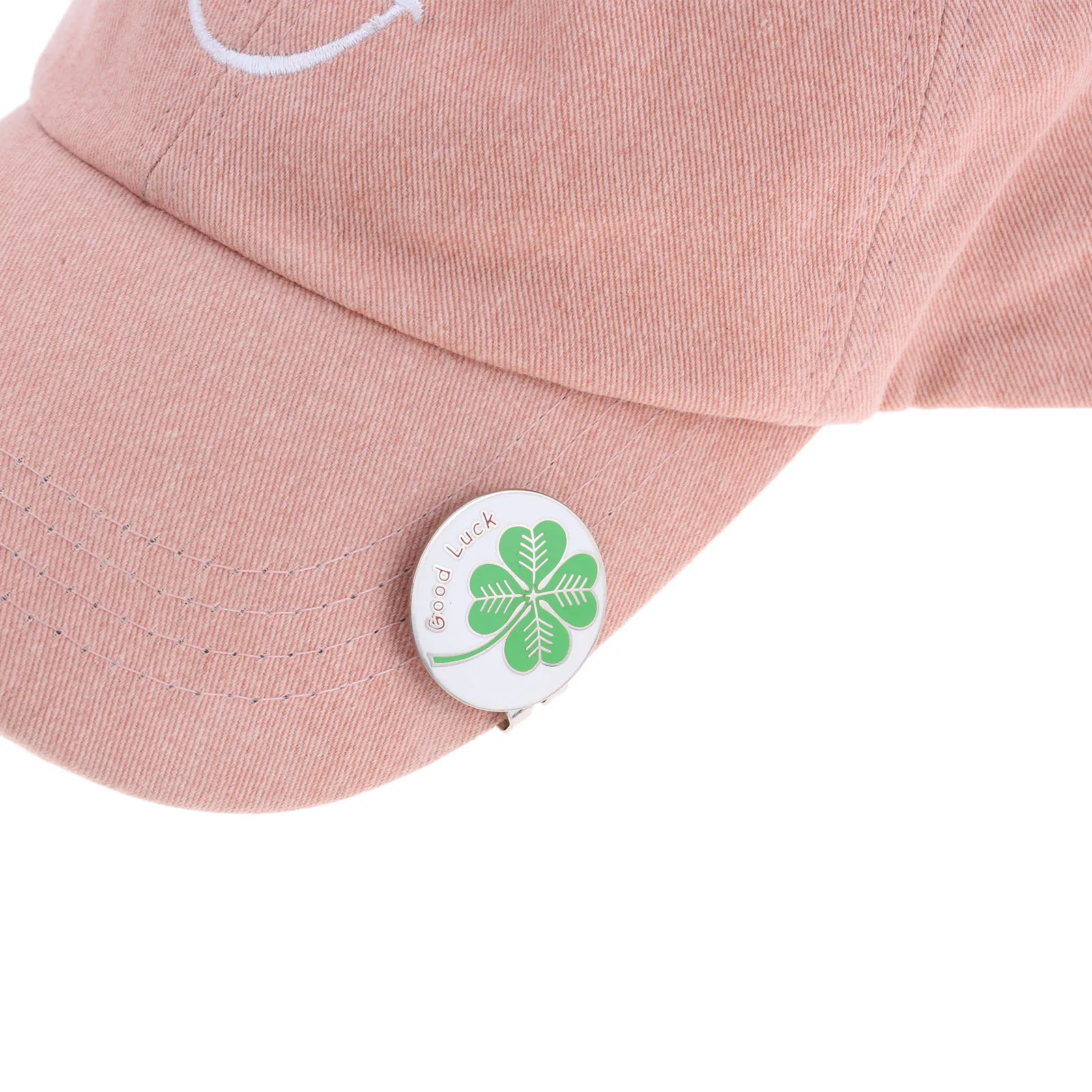 1 шт. отметка для мяча гольфа с магнитной шляпа/Кепки зажимы из цинкового сплава