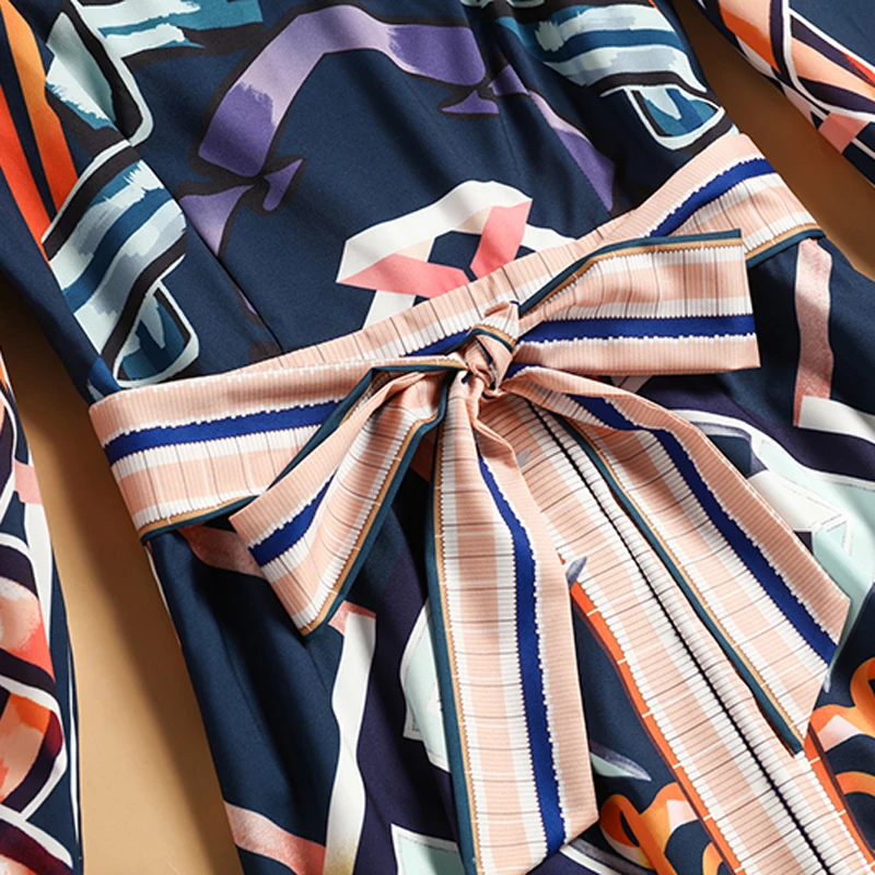 Пояс с длинным рукавом тонкий темперамент бохо Ретро стиль вечерние абстрактный