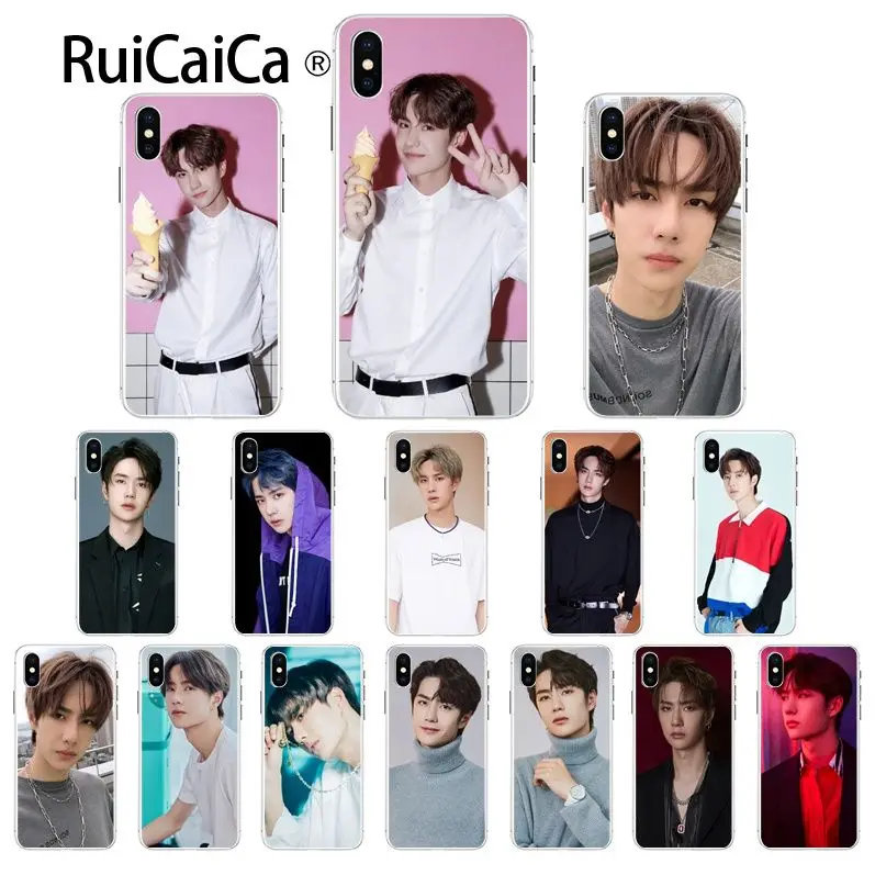 Ruicaica UNIQ Wang Yibo красочные милые аксессуары для телефонов Чехол iPhone X XS MAX 6 6s 7 7plus 8 8Plus