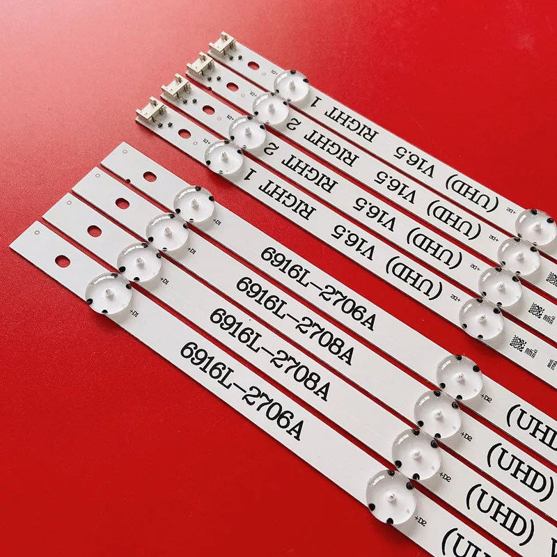 5 комплектов = 40 шт. светодиодных лент для подсветки LG 49LH5100 49LH5700 49LH510V 49LJ510M 49LH570A
