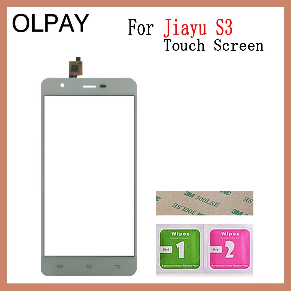 OLPAY 5,5 ''сенсорный экран для мобильного телефона для Jiayu S3 Сенсорный экран дигитайзер панель запасные части сенсорный экран передний стеклянный датчик