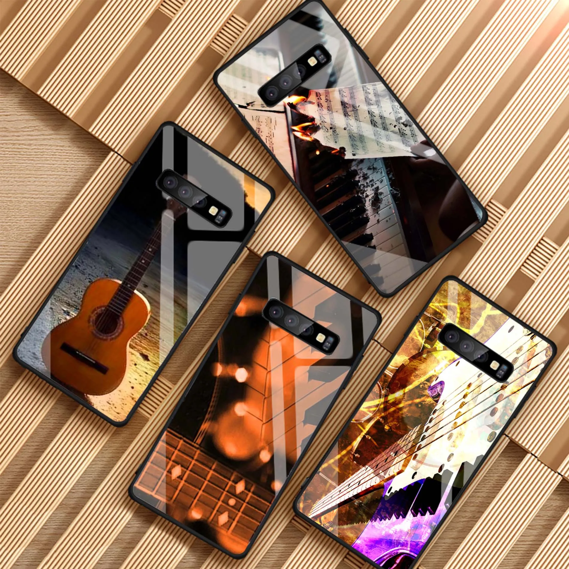Чехол из закаленного стекла для Samsung Galaxy S8 S9 S10 Note 8 9 A6 A7 J6 J8 Plus | Мобильные телефоны