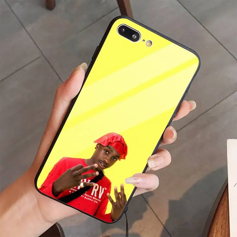 

America rapper Lil Tjay Phone Case Tempered glass For iphone 5C 6 6S 7 8 plus X XS XR 11 PRO MAX