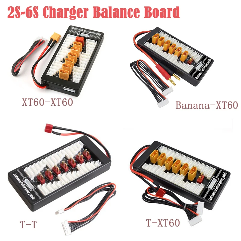 

2S-6S Charger Balance Board T-T T-XT60 New Style Li-Po Charging Adapter Board for RC IMAX B6 Charger Car Drone Balance Charger