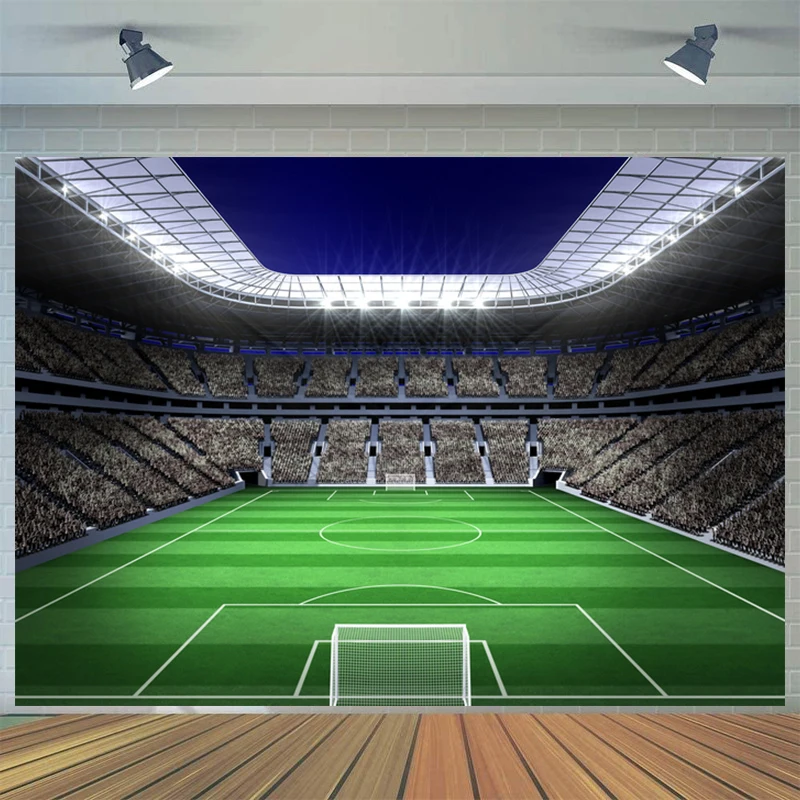 

Basketball Soccer Rugby Stadium Sports Background Photo Boy Birthday Party Decoration Photography Studio Digital Shoot Backdrop