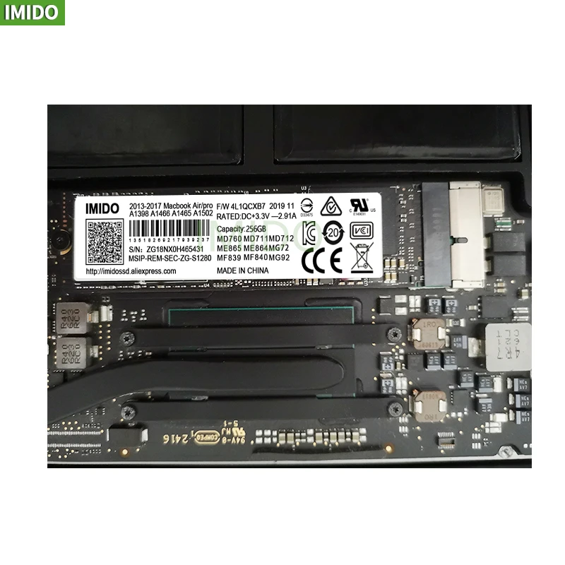 Новый твердотельный накопитель 512 ГБ SSD для 2014 2015 2017 Macbook Air A1465 A1466 Pro Retina A1502 A1398 1 ТБ