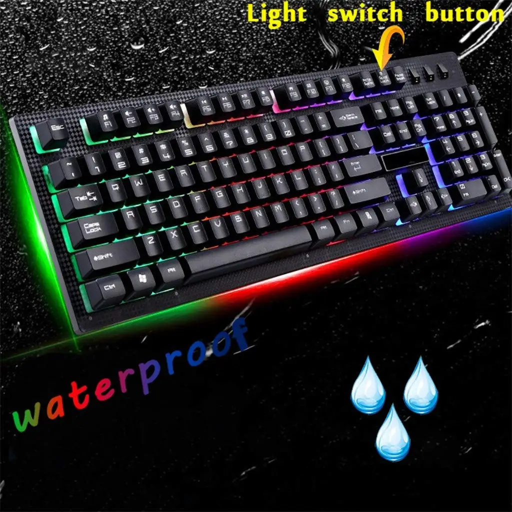 Игровая механическая клавиатура G20 RGB 12 классных светодиодных режимов с