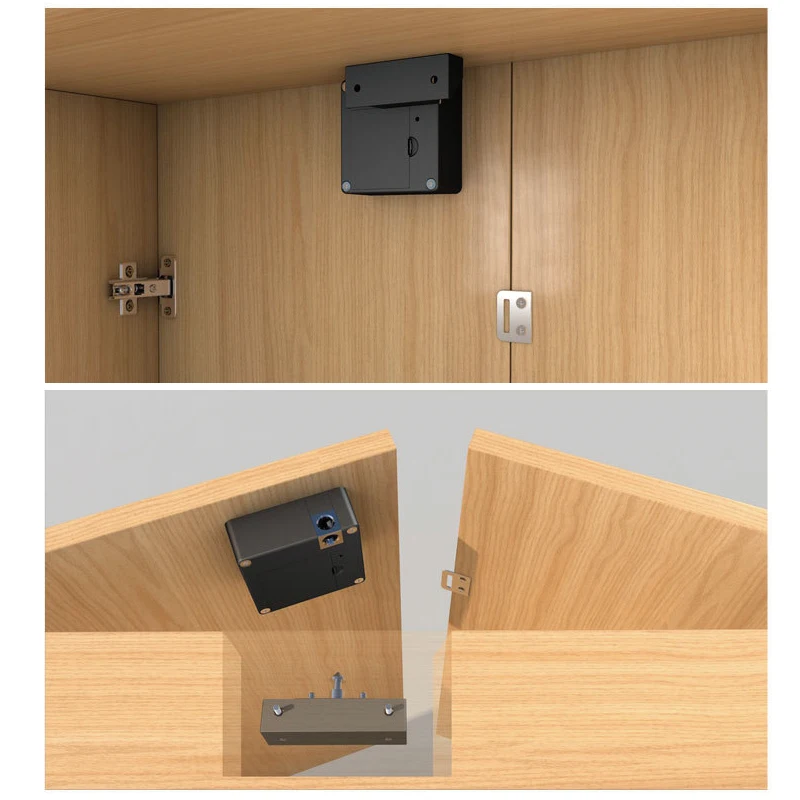 Sauna Cabinet Lock Cupboard Universal Locker Bookcase Wardrobe RFID Invisible Closet 13.56MHz Contactless Western Style | Безопасность и