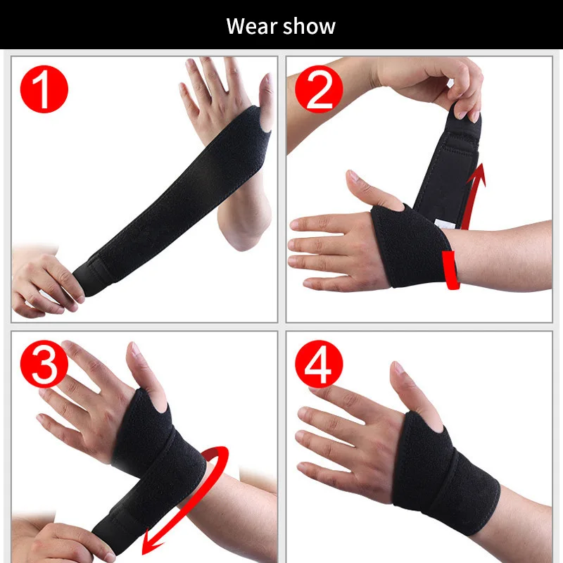 Регулируемый бандаж запястья поддержка шина на запястье переломы карпальный