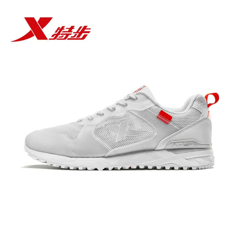 Xtep Мужская Противоударная нескользящая обувь для бега Светильник Дышащая