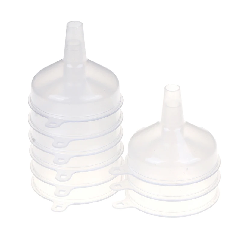 

10PCS Plastic Funnel Perfume Liquid Essential Oil Filling Empty Bottle Packing Equipment Laboratory Supplies
