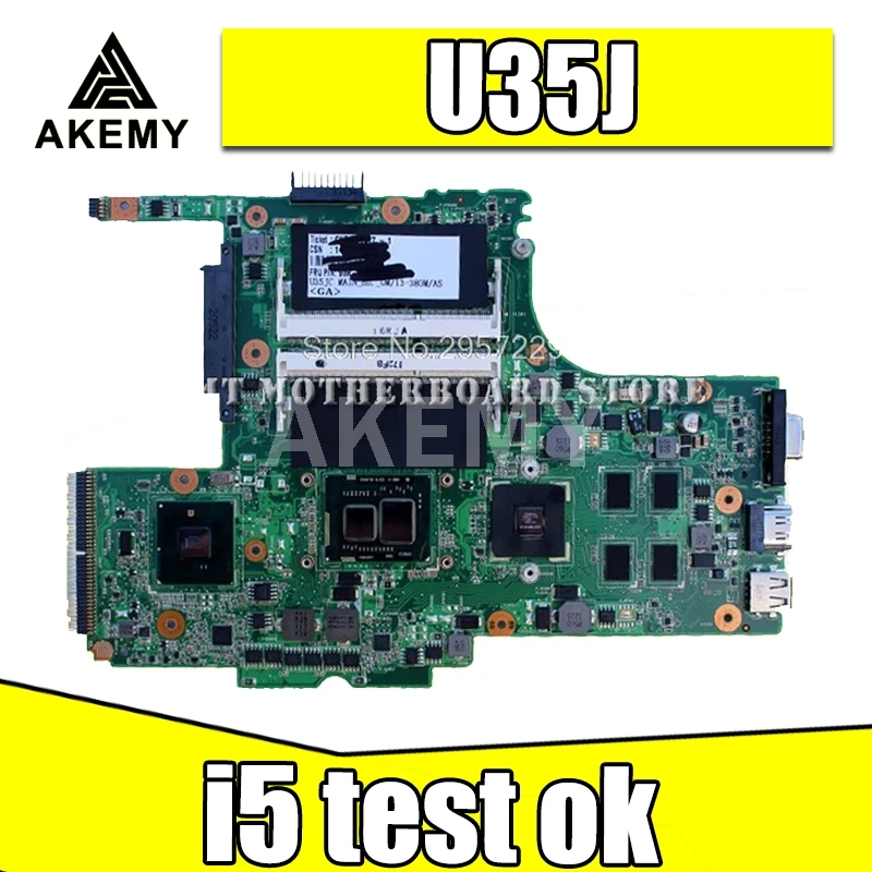 Материнская плата для ноутбука For Asus U35J U35JC материнская логическая