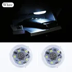 Автомобильный миниатюсветильник ный светодиодный сенсорный выключатель, лампа для чтения, ночное освещение, внутреннее освещение автомобиля, 2 шт.