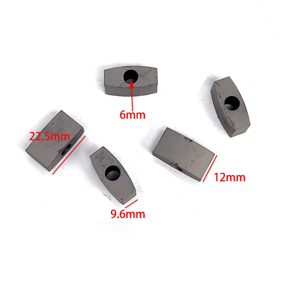 

YG8 Wire Cut Tungsten Carbide Conductive Block 22.5*9.6*11.8*6mm Power Feed Contact for EDM Wire Cutting Machine