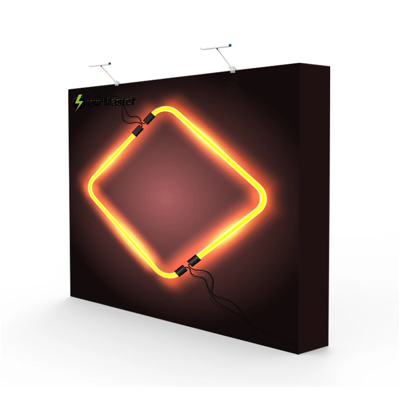 Новый дизайн алюминиевая выставка свободно стоящий всплывающий фон стенд | Дом и