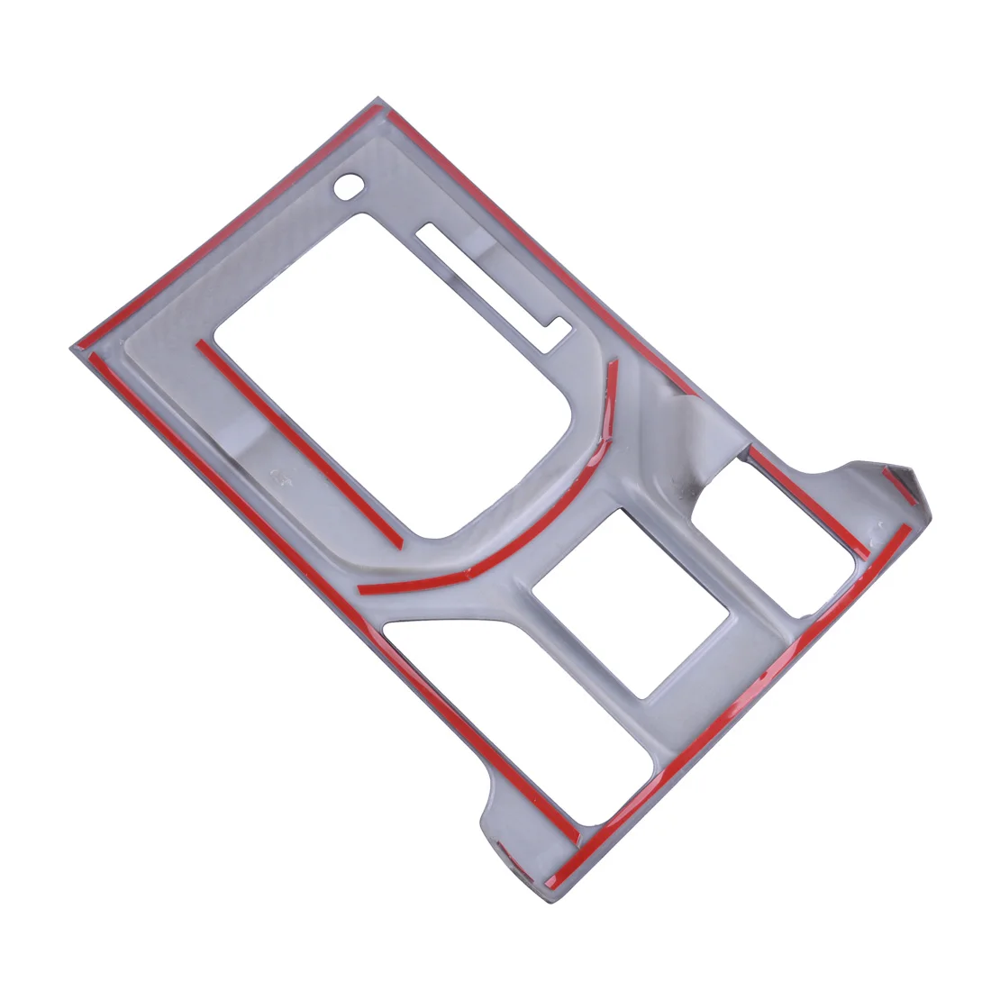 

beler New Black ABS Carbon Fiber Style Gear Shift Box Panel Cover Trim 29.2x20.4 cm Fit for Subaru Forester 2019