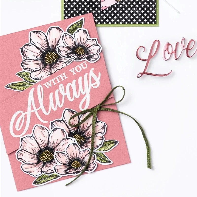 

FOREVER Metal Cutting Dies And Stamps Stencils for Scrapbooking Album Photo Embossing Mold Handmade New Cutting Dies For 2021