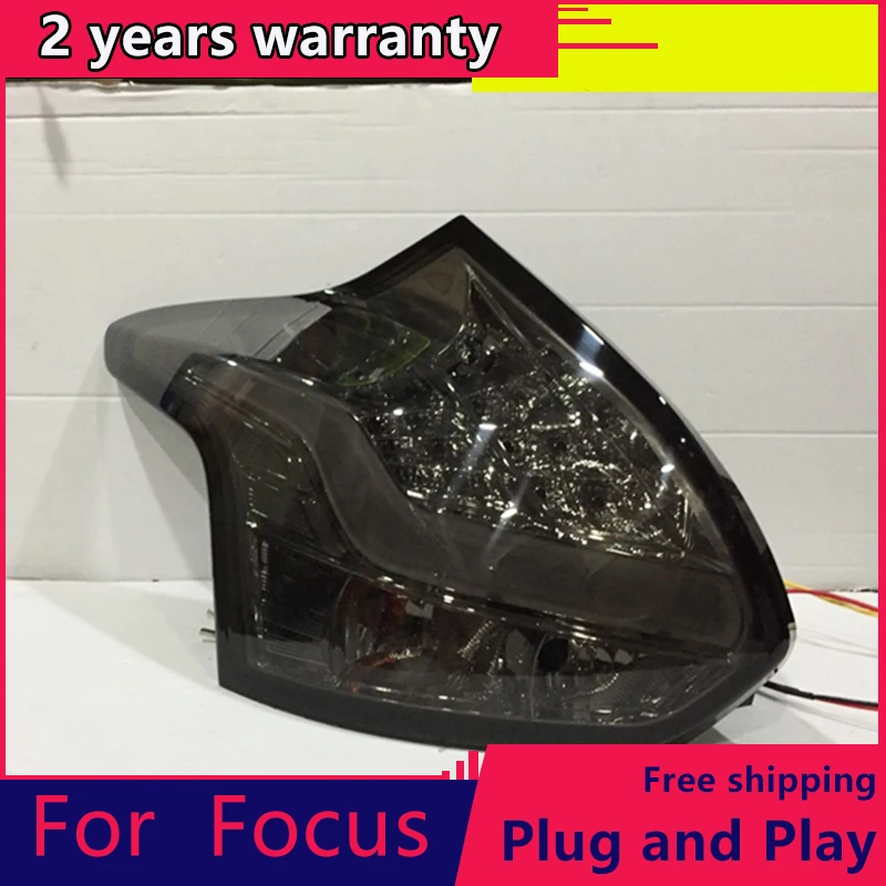 

KOWELL Car Styling for Ford focus 2 2012-2014 LED taillights rear lights parking For Ford Focus foglights car styling