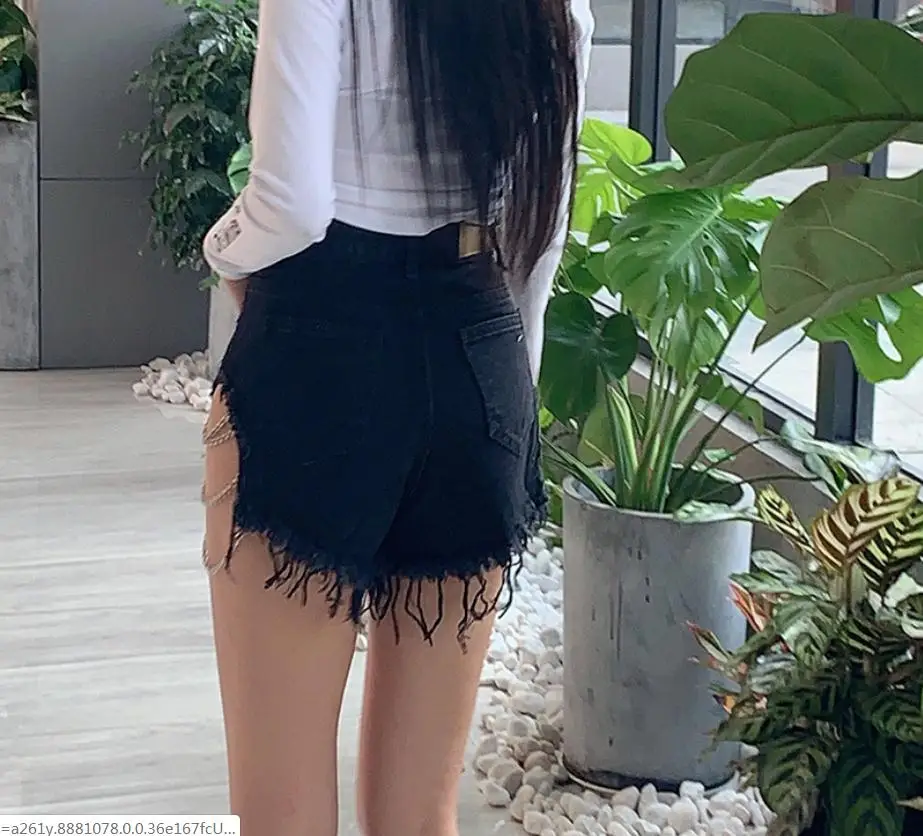 Шорты женские джинсовые с высокой талией пикантные модные короткие штаны из