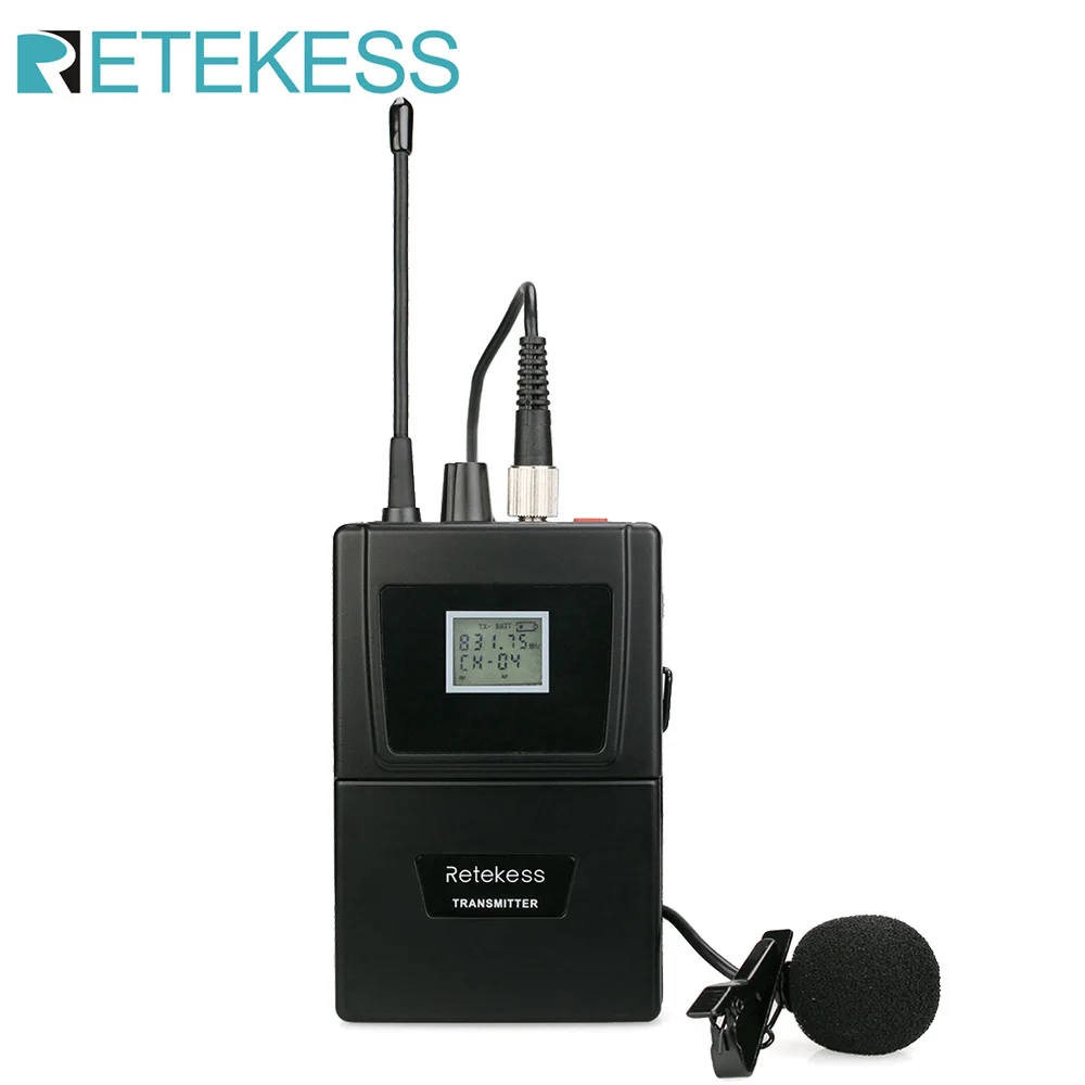 Беспроводной микрофон Retekess T126 с передатчиком и воротником RF синхронный перевод