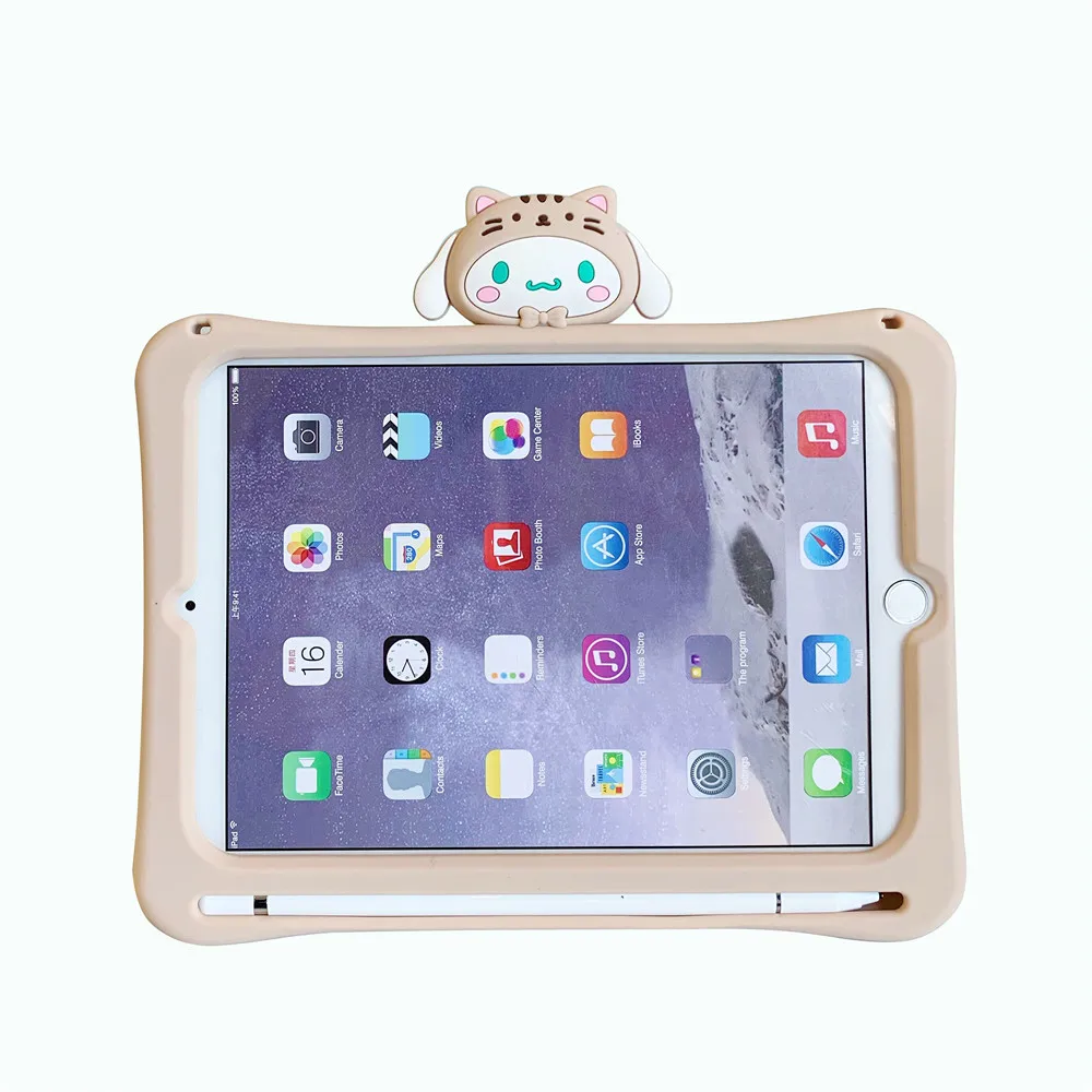 Детский безопасный мягкий чехол с рисунком для iPad Air 2 9 7 дюйма милый силиконовый