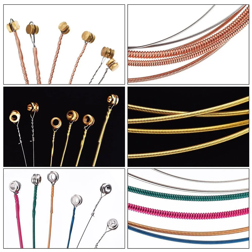 

String Instrument Accessories Kit Guitar Strings Picks Capo Plectrum Practical Guitar Tuner