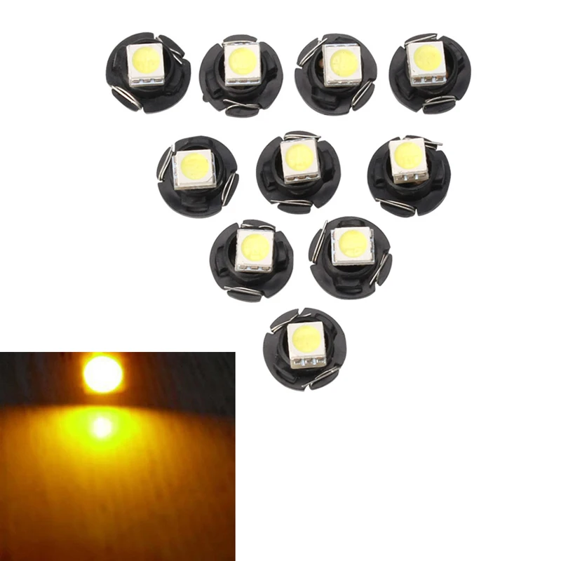 10 шт. T3 T4.2 T4.7 5050 1 SMD 12 В светодиодный индикатор освещения приборной панели