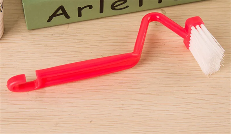 

Tofok Toilet Cleaning Brush Portable S Shape Corner Cleaner Bending Handle Scrubber Household Bathroom Accessories Random Color