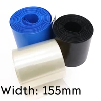 width 155mm diameter 98mm lipo battery wrap pvc heat shrink tubing insulated case sleeve protection cover flat pack colorful