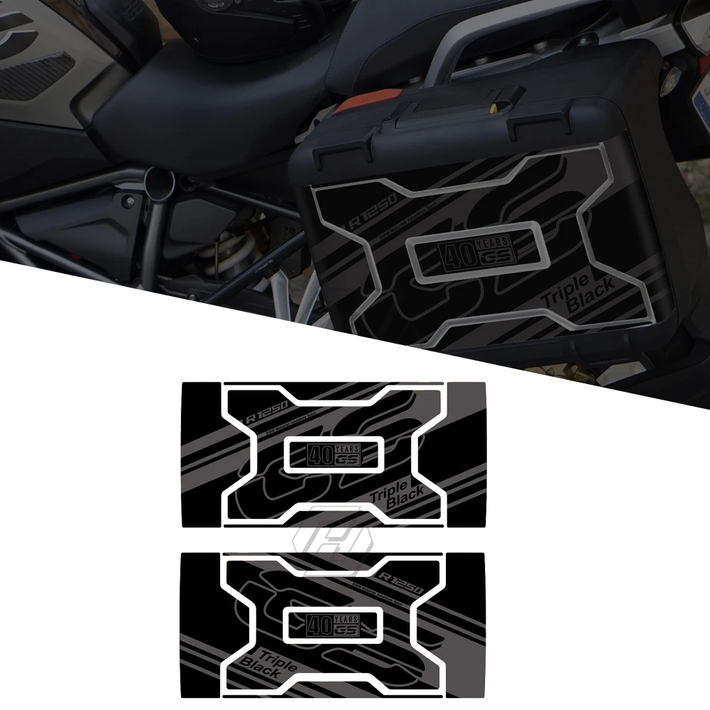 

For BMW Motorrad Vario Case 2004-2012 R1200GS R1250GS Box Decals 40 Yesr GS Motorcycle Trunk Sticker