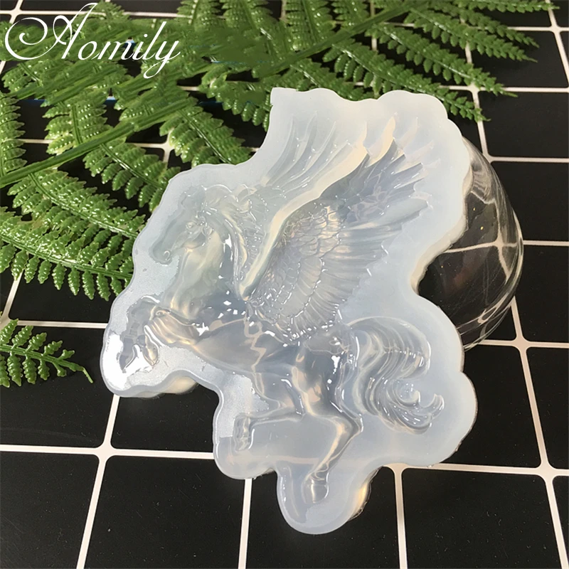 Эпоксидная форма Aomily Pegasus силиконовая смола аксессуары для выпечки украшения