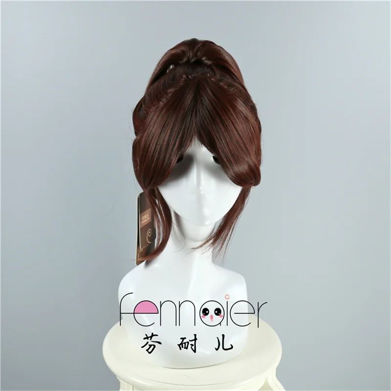 Парик для косплея Саша из аниме атака на Титанов термостойкие волосы волокон