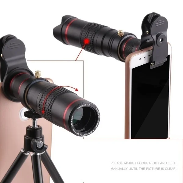 Монокуляр HD 4K 22x Zoom мобильный телефон с телеобъективом для смартфонов IPhone Android |