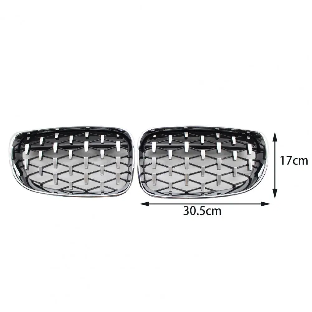 

2Pcs Car Grille Meteor Type Modified Parts Car Accessories Front Bumper Kidney Grille 51137322210 51137166439 51137166440 for BM