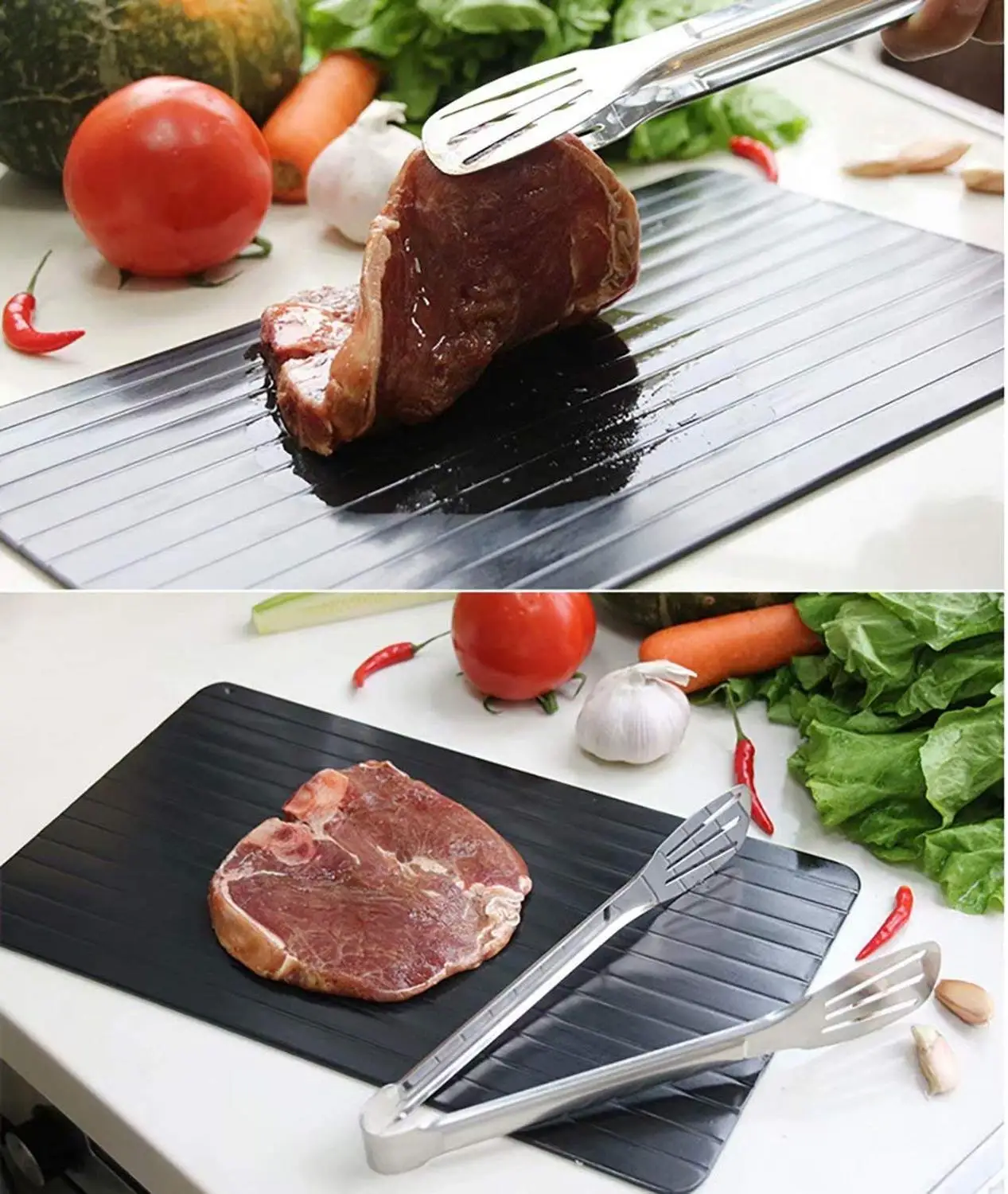 Лоток разрозки разморозки размораживание замороженное пищевое мясо рыба за