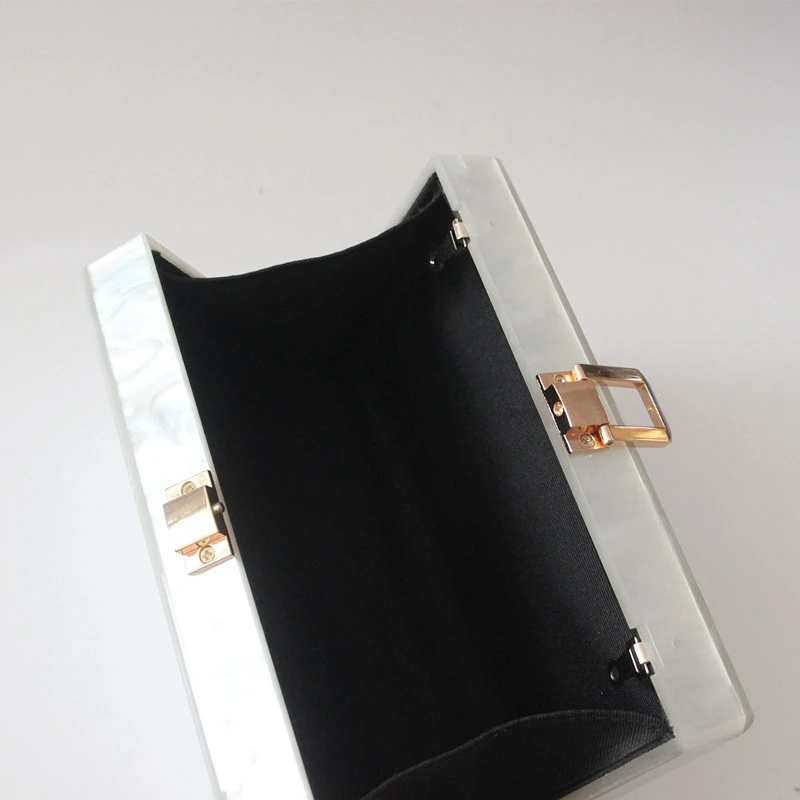 Модная женская вечерняя сумка Новая уникальная мраморная полосатая на плечо