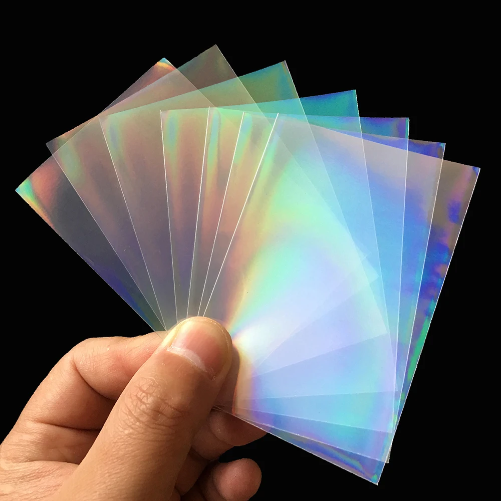 Лазерная Фольга AEGIS GUARDIAN Rainbow 65x90 мм защитные рукава для карт Mtg с покемоном пленка