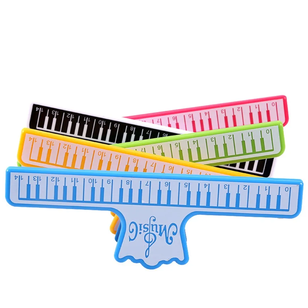 

Colorful Plastic Music Book Page Note Clip Holder Piano Sheet Holder Music Score Fixed Clips Universal Guitar Violin Musical