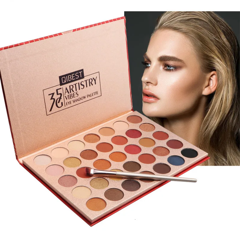 35 цветов мерцающие тени для век жемчужный светильник немой Голый Цвет Тени