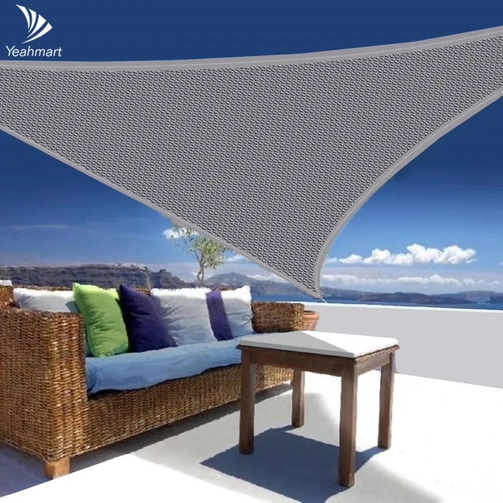 

Outdoor Awnings 95%UV Block Sun Shelter Triangle HDPE Sunshade Protection Camping Canopy Garden Patio Pool Shade Sail
