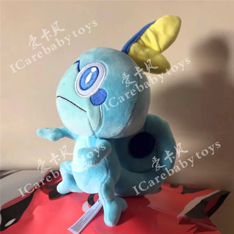 Карманный Sobble плюшевая кукла мягкая игрушка симпатичный Меч Щит рисунок 18 см детский подарок