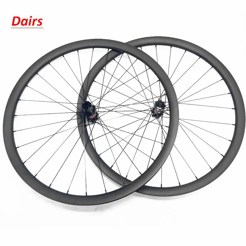 Графен 29er Углеродные mtb колеса AM 36x28m бескамерные дисковые велосипеды DT240S прямые