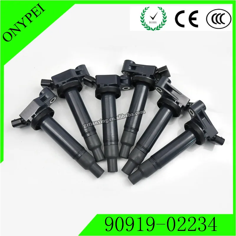 6X90919 02234 90080 19016 Автомобильная Катушка зажигания для Toyota Avalon Camry Highlander Lexus ES/RX300 3.0L