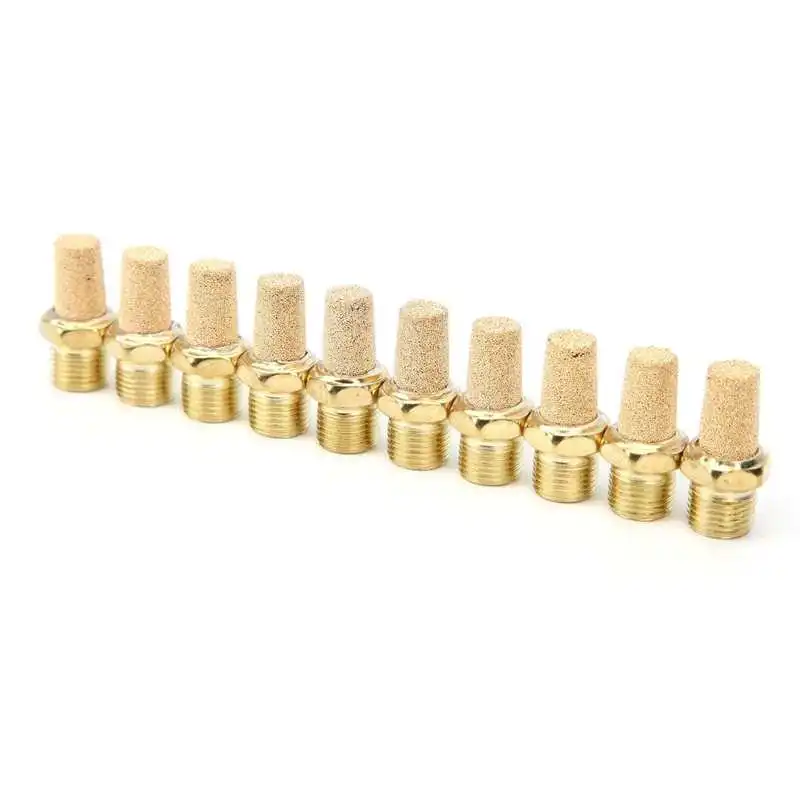 

Пневматический Глушитель Выхлопной Трубы надежный Латунь Электромагнитный глушитель клапана для баллонов для инженера